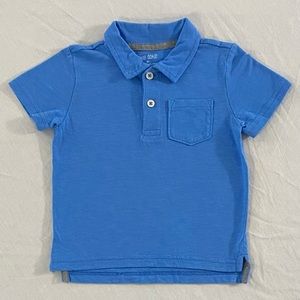 Okie Dokie Toddler & Little Boys Short Sleeve Polo Shirt Blue 3T